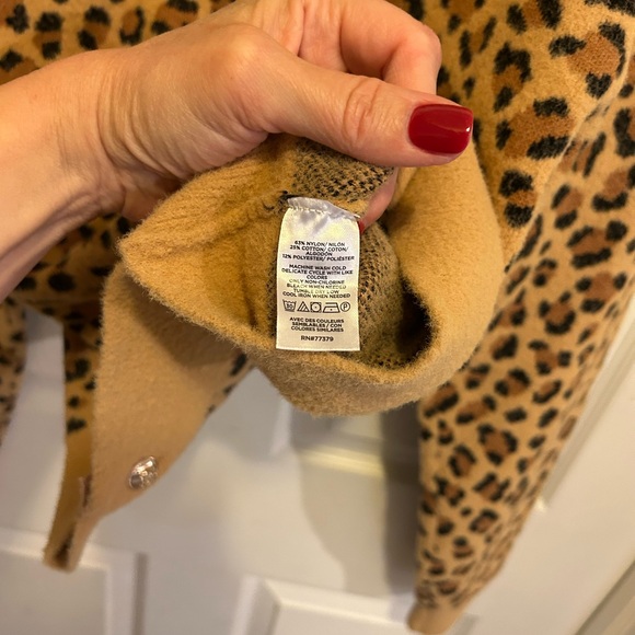Ann Taylor Leopard Print Cardigan - Brown and Black - Picture 7 of 7